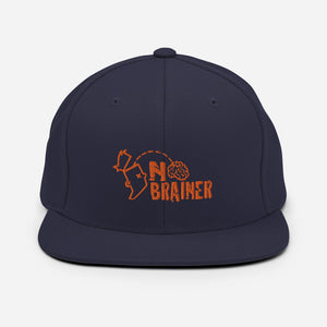No Brainer Logo Snapback Hat